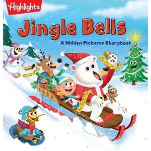 Jingle Bells: Fun Christmas Holiday Read Aloud Book with Hidden Object Puzzles a